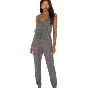 Free People Charcoal Sleeveless Jumpsuit